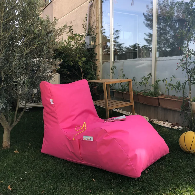 Πουφ Πολυθρόνα Κήπου Daybed - Ροζ 535Pft1128 (60x75x110)