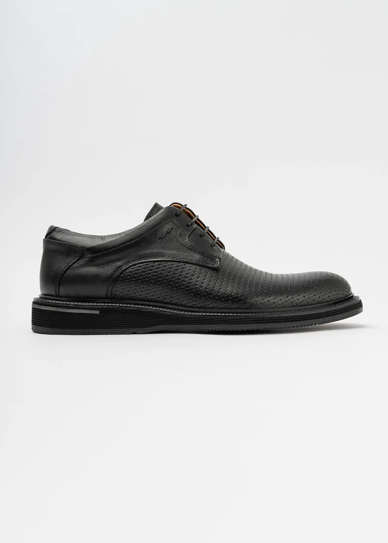 Alessandro Rossi Δερμάτινα Παπούτσια της σειράς Derby - AR48201 Black