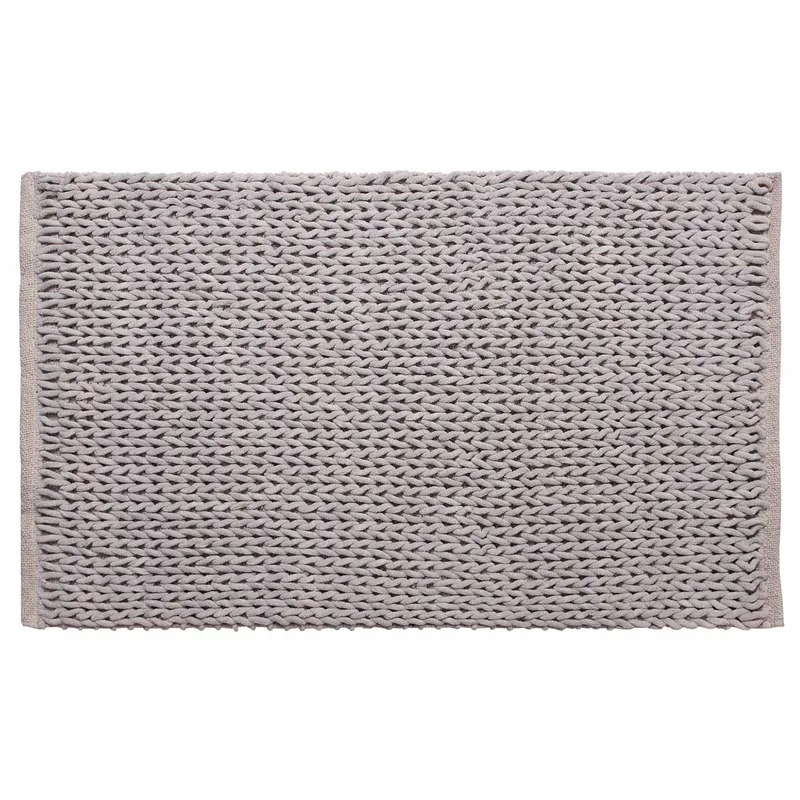 Χαλί Διαδρόμου (65x130) Silk Fashion Αλυσίδα Γκρι