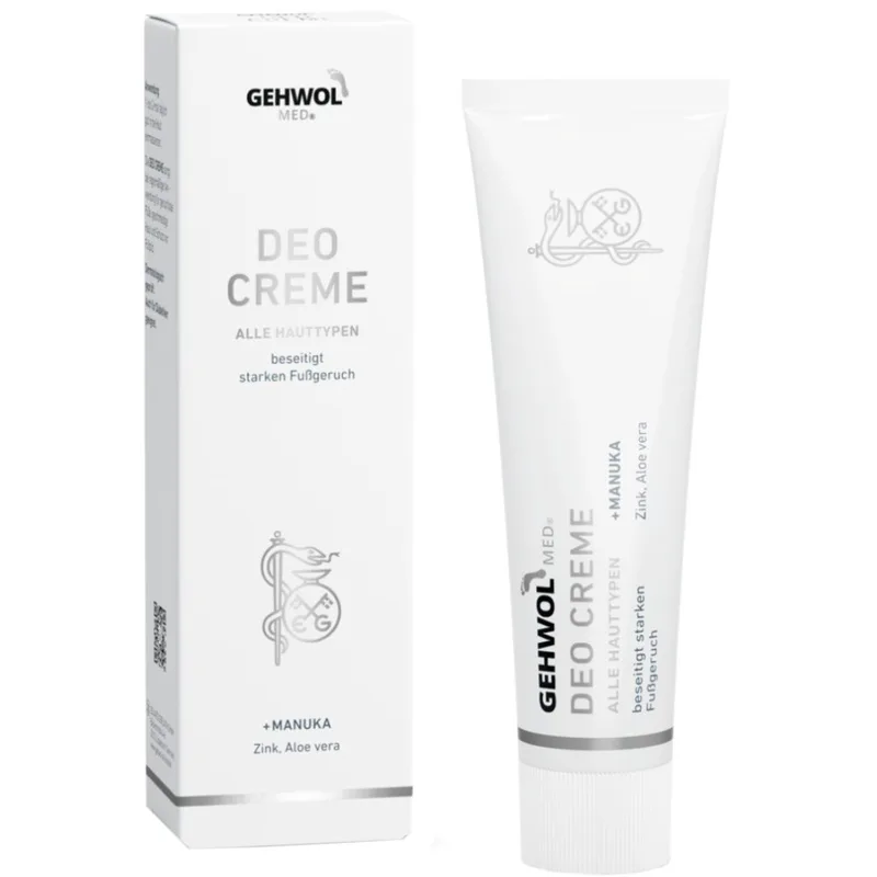 Gehwol With Manuka Foot Deo Cream Αποσμητική Κρέμα Ποδιών για Αίσθηση Φρεσκάδας που Διαρκεί 125ml