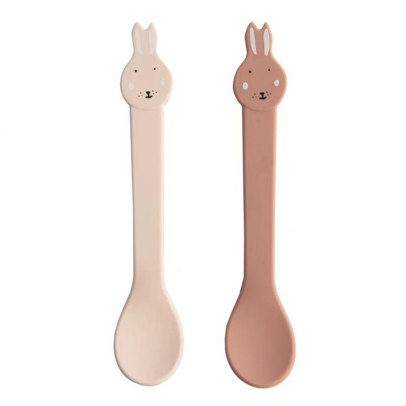 Trixie Κουτάλια Φαγητού Σιλικόνης Σετ 2Τμχ Mrs. Rabbit
