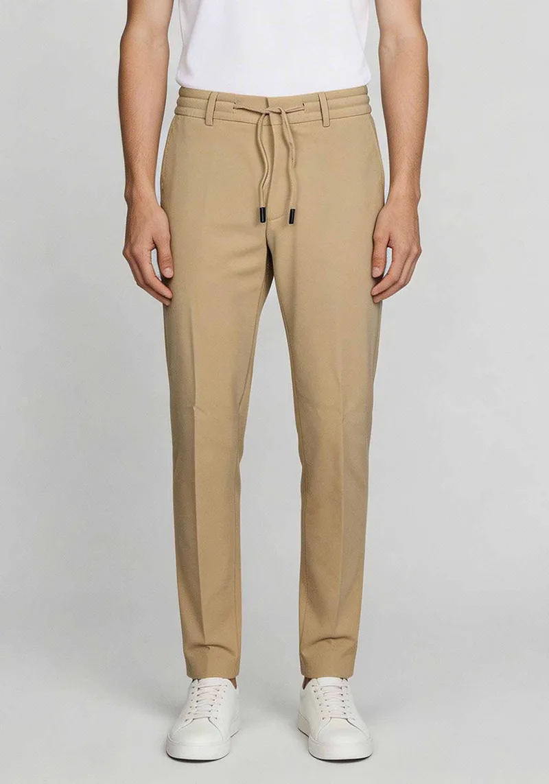 Karl Lagerfeld Υφασμάτινο Παντελόνι Pace - 255056 562006 430 Camel