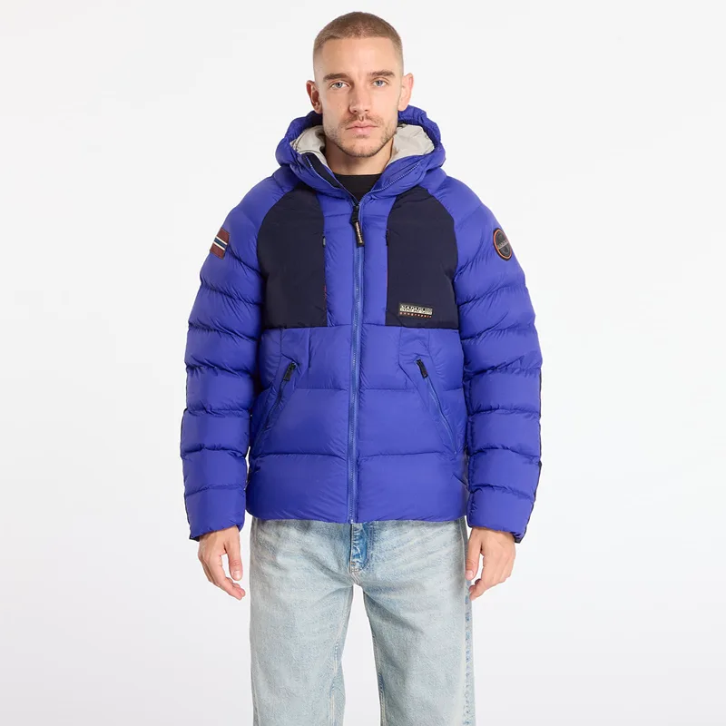 Μπουφάν Napapijri A-Moesa Puf Royal Blue XL