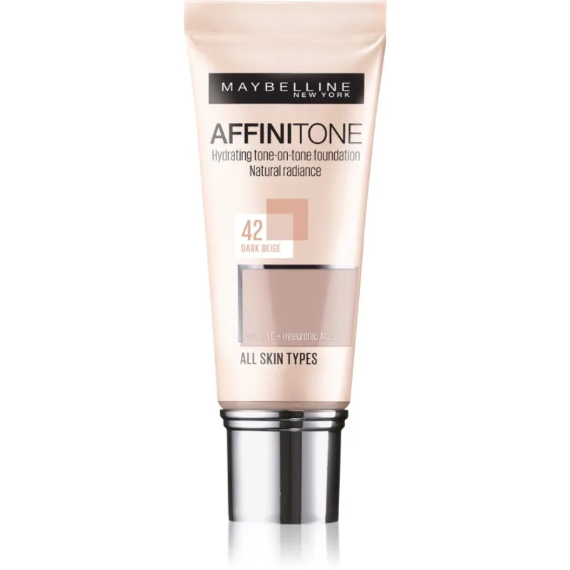 MAYBELLINE NEW YORK Affinitone ενυδατικό μεικ απ απόχρωση 42 Dark Μπεζ 30 ml
