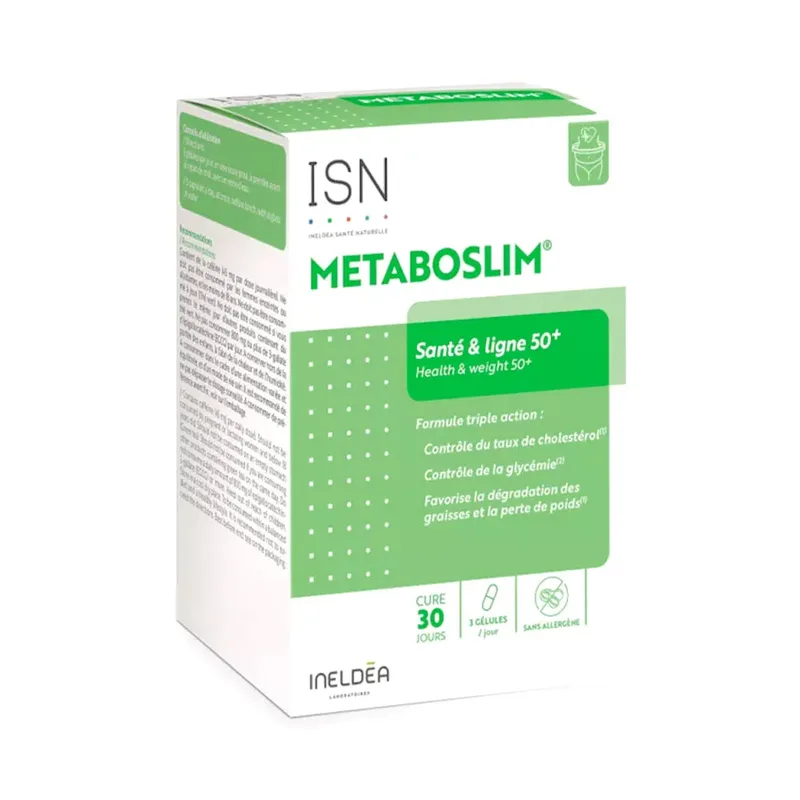 Ineldea Santé Naturale Metabolism Health and Line 50+