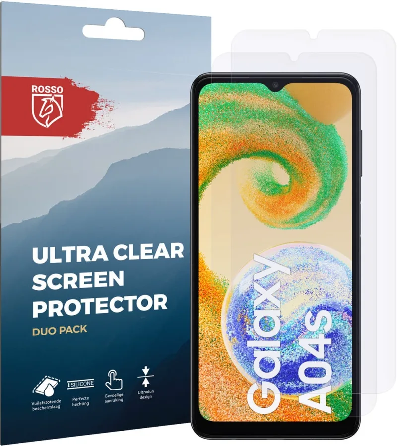 Κόκκινο Ultra Clear Screen Protector - Μεμβράνη Προστασίας Οθόνης - Samsung Galaxy A04s - 2 Τεμάχια (8719246376726)