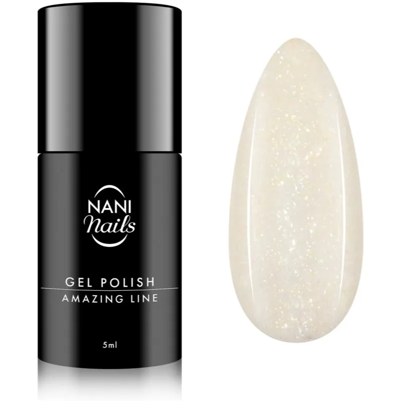 NaniNails NANI Amazing Line τζελ βερνίκι νυχιών απόχρωση Ivory Shimmer 5 ml