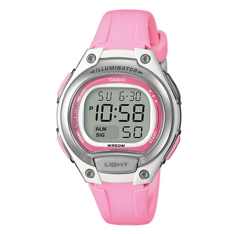 CASIO Sport Ροζ Rubber LW-203-4AVEF