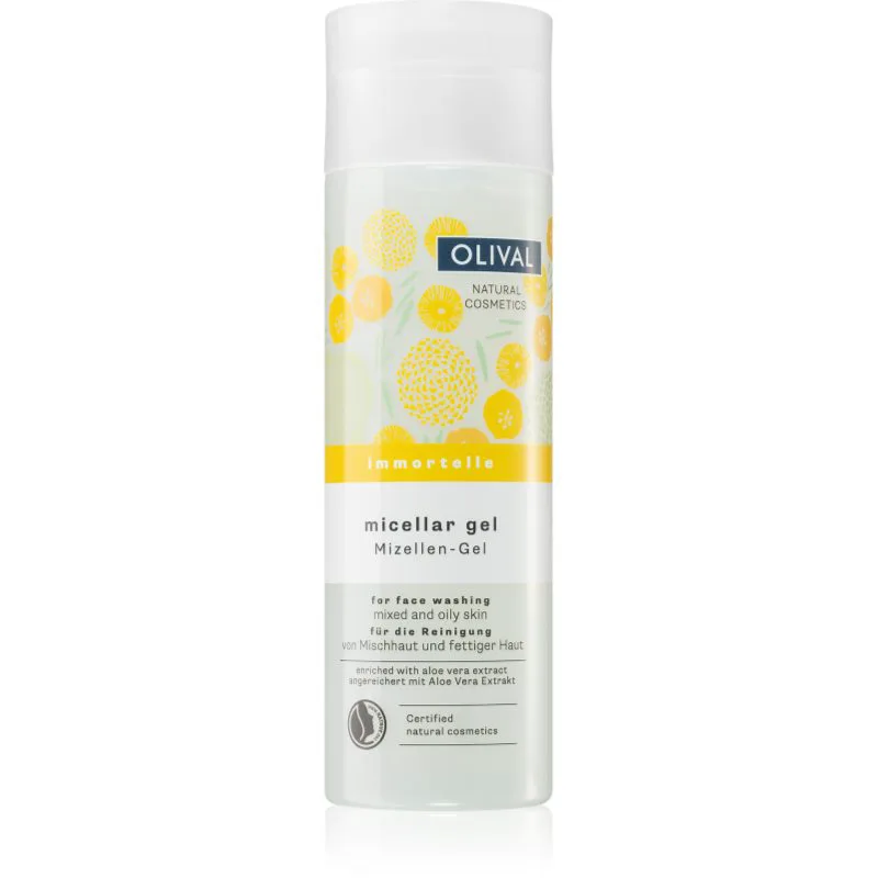 Olival Immortelle Micellar Gel τζελ πλυσίματος για πρόσωπο για μικτό έως λιπαρό δέρμα 200 ml