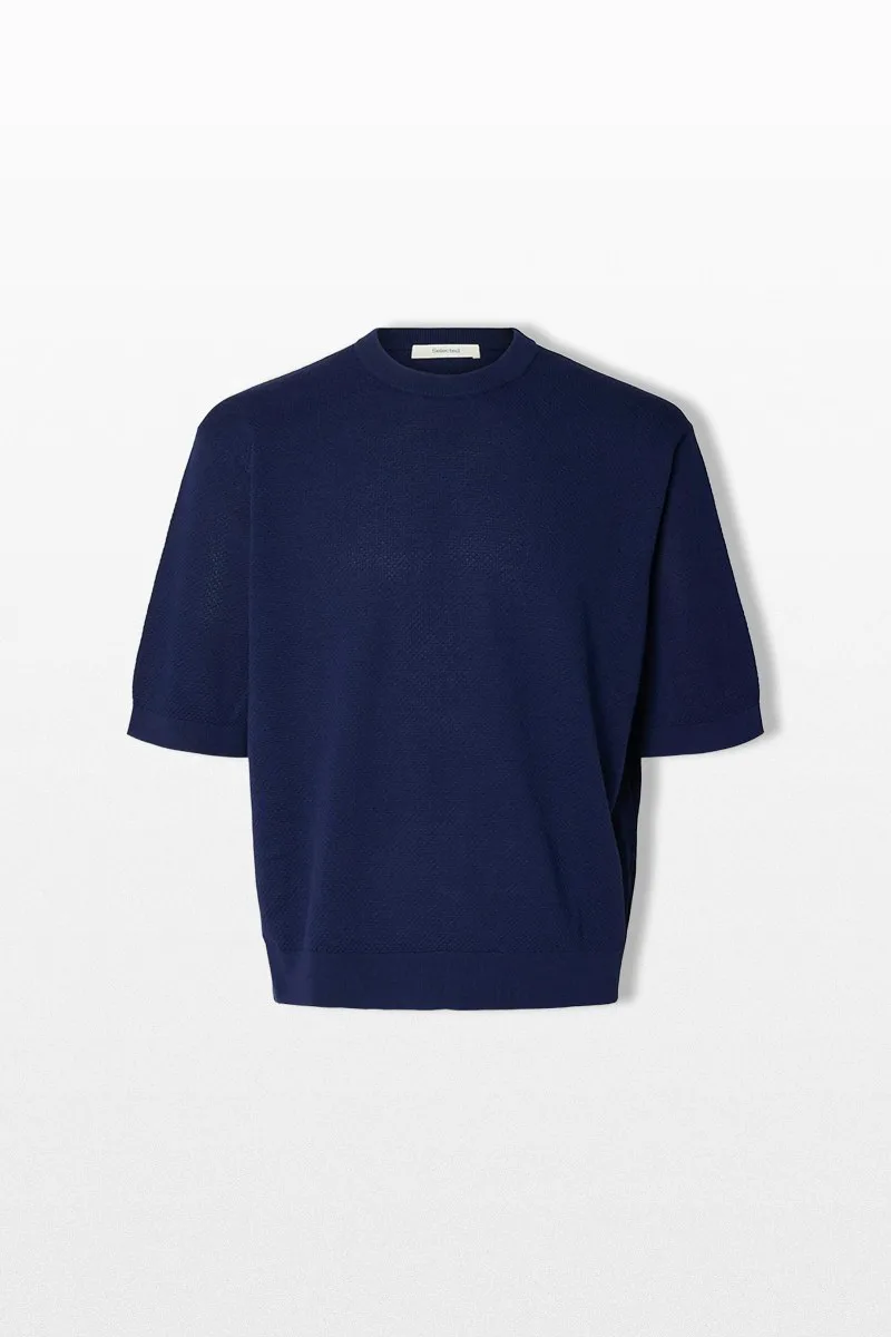 SELECTED HOMME Ανδρικό Μπλε Crew Neck T-Shirt
