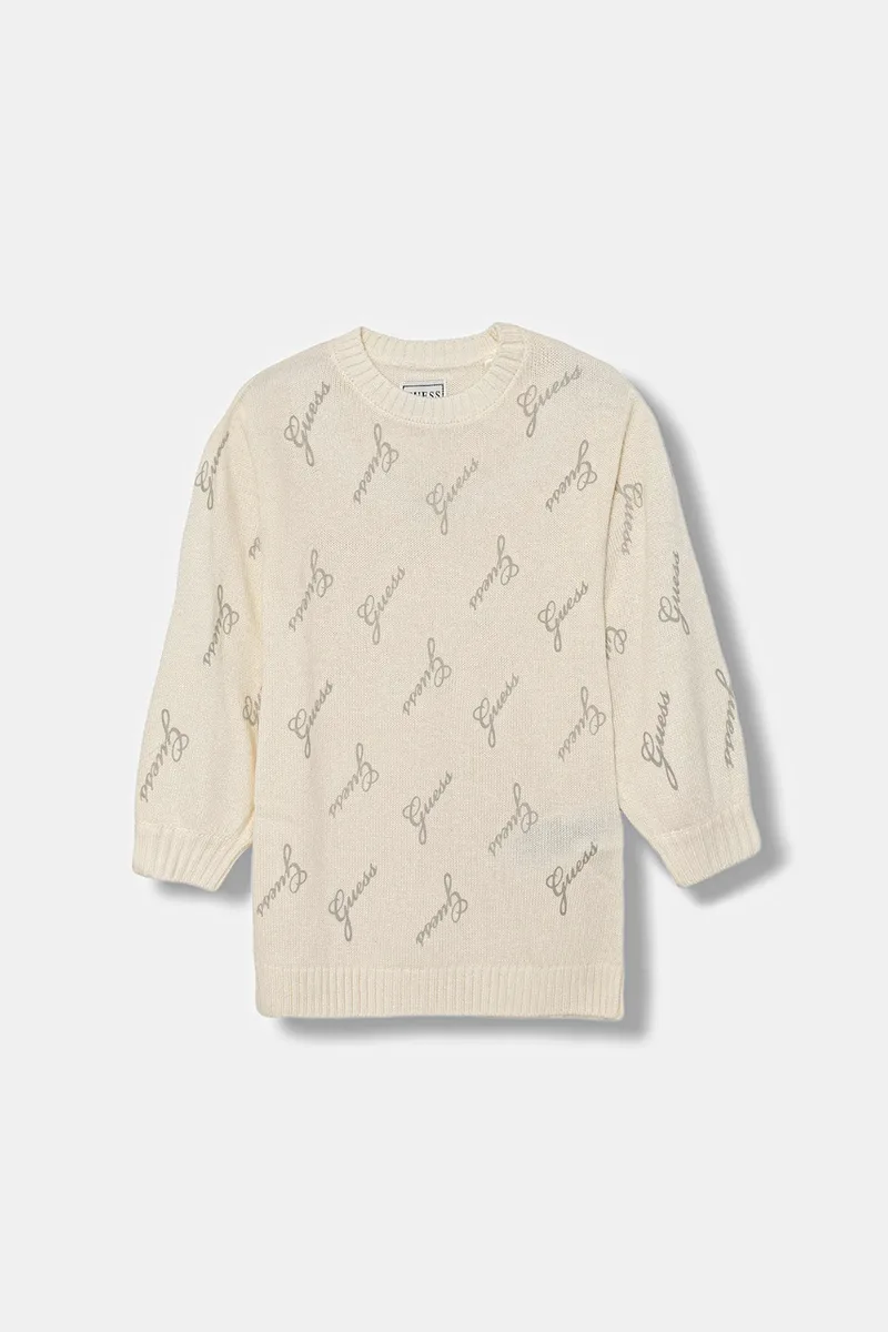 Παιδικό φόρεμα με προσθήκη μαλλιού Guess