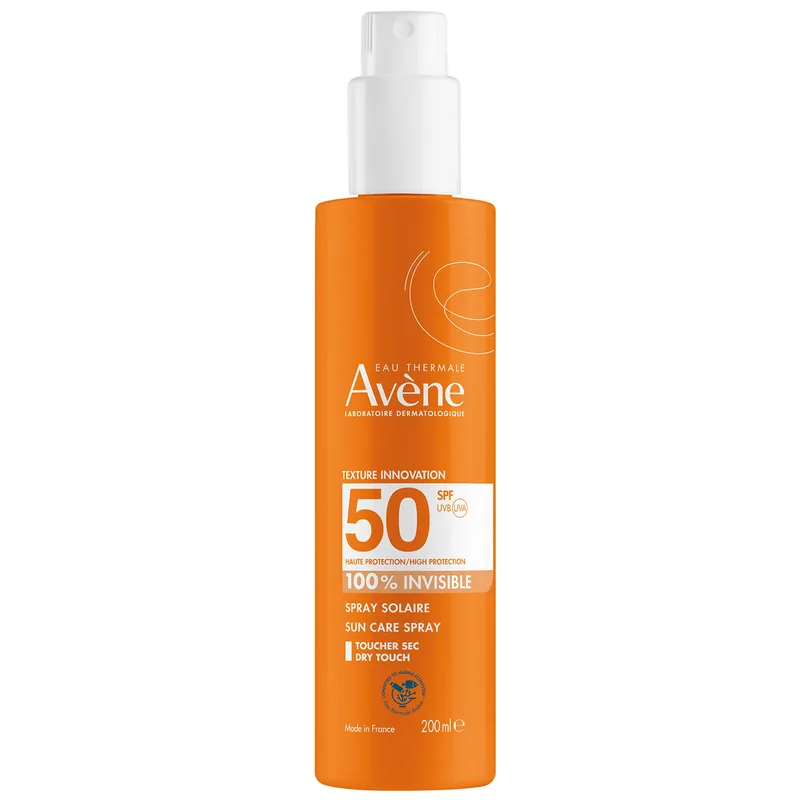 Avene Invisible Sun Care Spray Spf50, Αντηλιακό Σπρέι Υψηλής Προστασίας με Αόρατο Τελείωμα 200ml