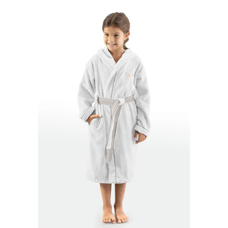 Μπουρνούζι Με Κουκούλα Guy Laroche Kiddies White