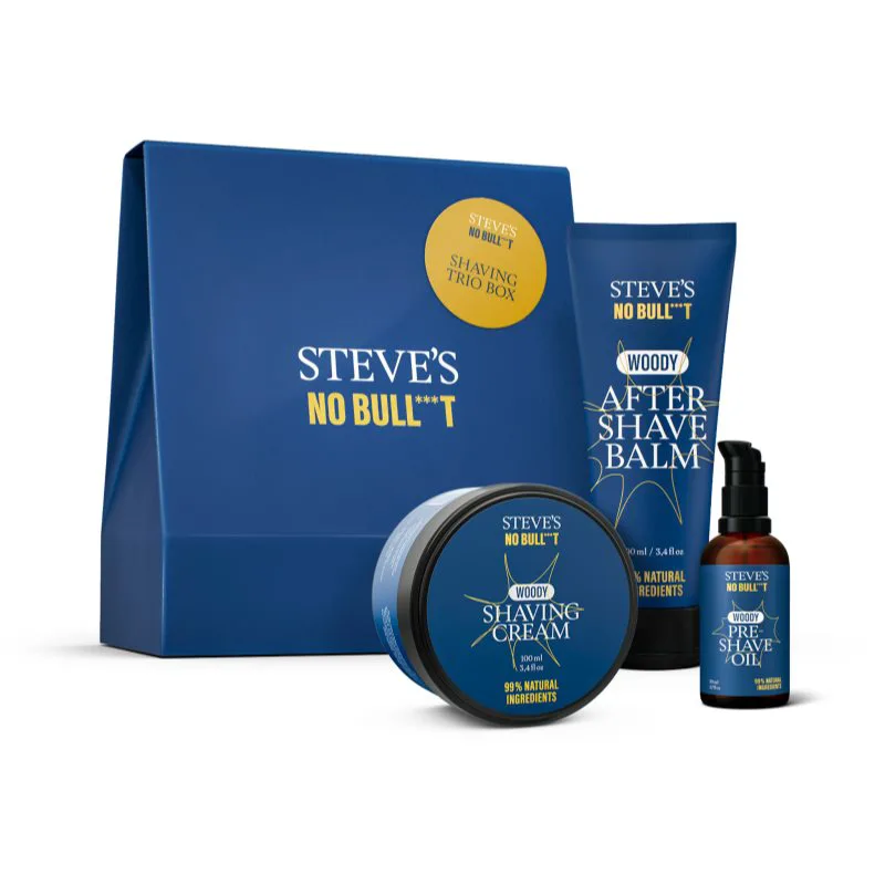 Steve's No Bull***t Shaving Trio σετ δώρου για το ξύρισμα
