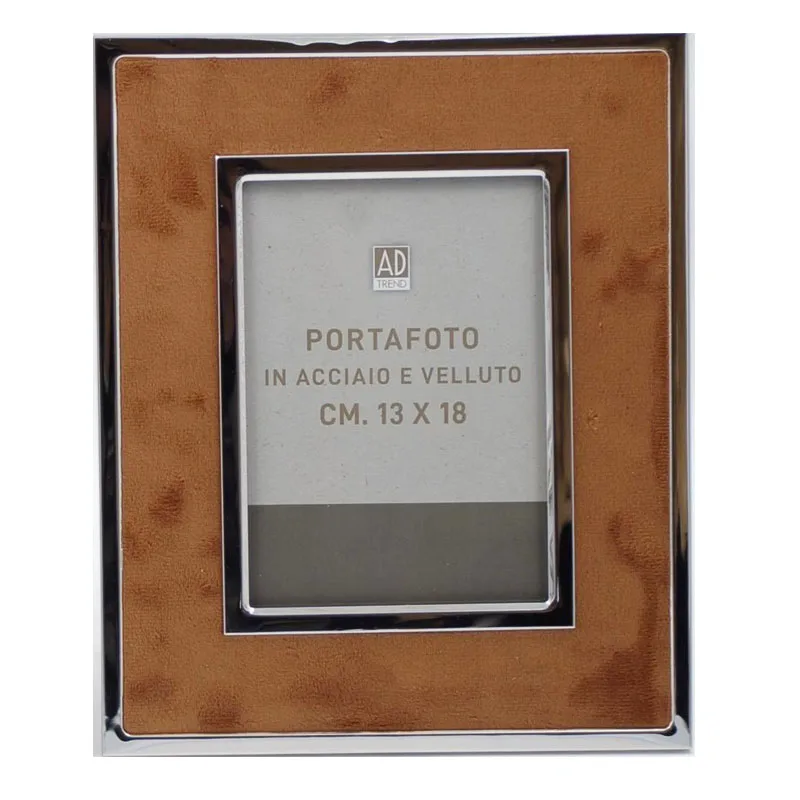 Κορνίζα Μεταλλική-Βελούδινη Royal Art 13x18εκ. STA60634/57BR (Υλικό: Μεταλλικό, Ύφασμα: Βελούδο, Χρώμα: Καφέ) - Royal Art Collection - STA60634/57BR