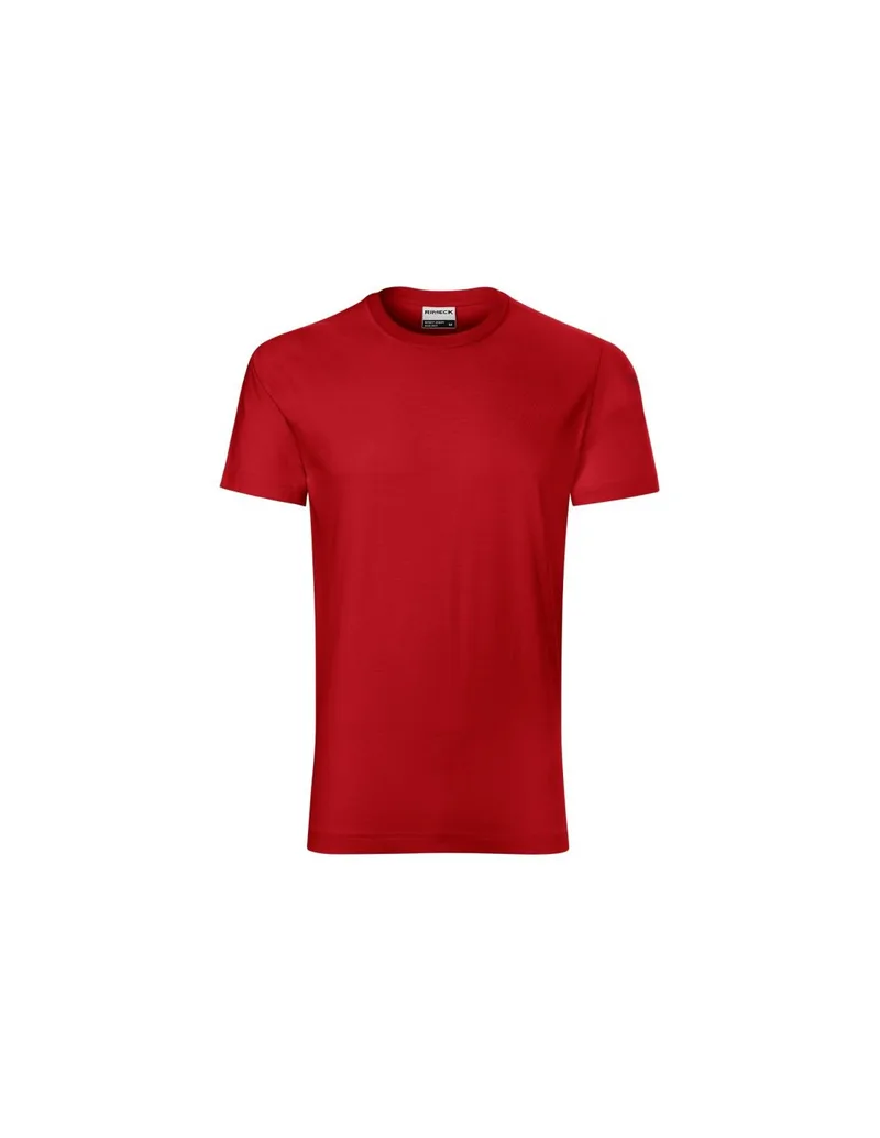 Rimeck Ανδρικό Διαφημιστικό T-shirt Κοντομάνικο σε Κόκκινο Χρώμα MLI-R0307