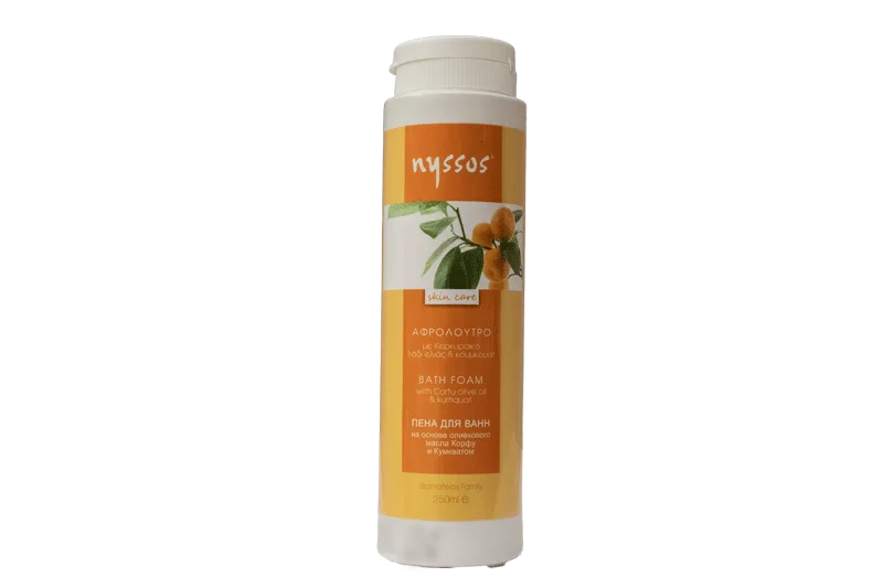 NYSSOS Αφρόλουτρο με ελαιόλαδο και κούμ κουάτ 250 ml