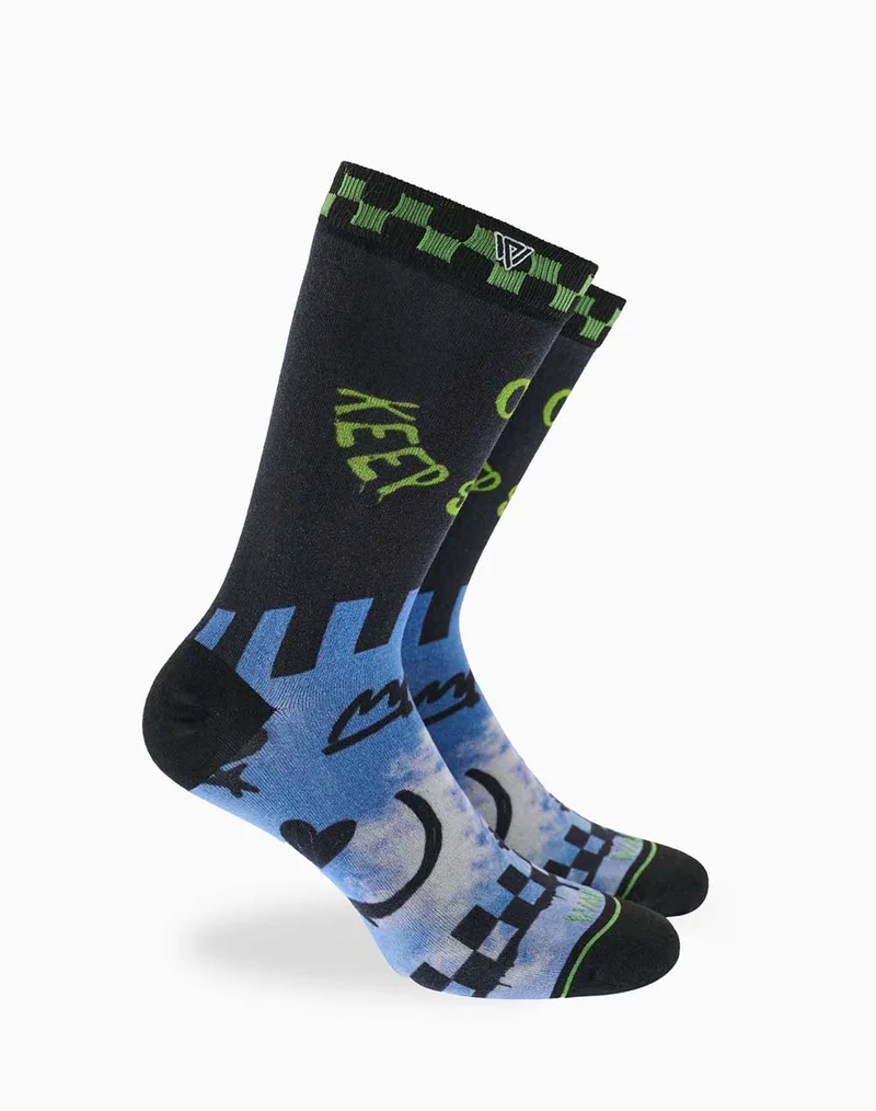 WALK 3SIXTY ΑΝΔΡΙΚΕΣ ΚΑΛΤΣΕΣ PRINTED BAMBOO S500-33-MULTI Multi