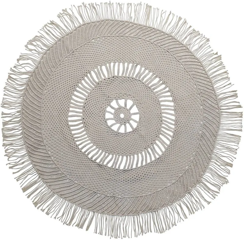 ΣΤΡΟΓΓΥΛΟ ΧΑΛΙ ΚΟΜΒΟΣ MACRAME ΒΑΜΒΑΚΕΡΟ NATURAL (150CM)