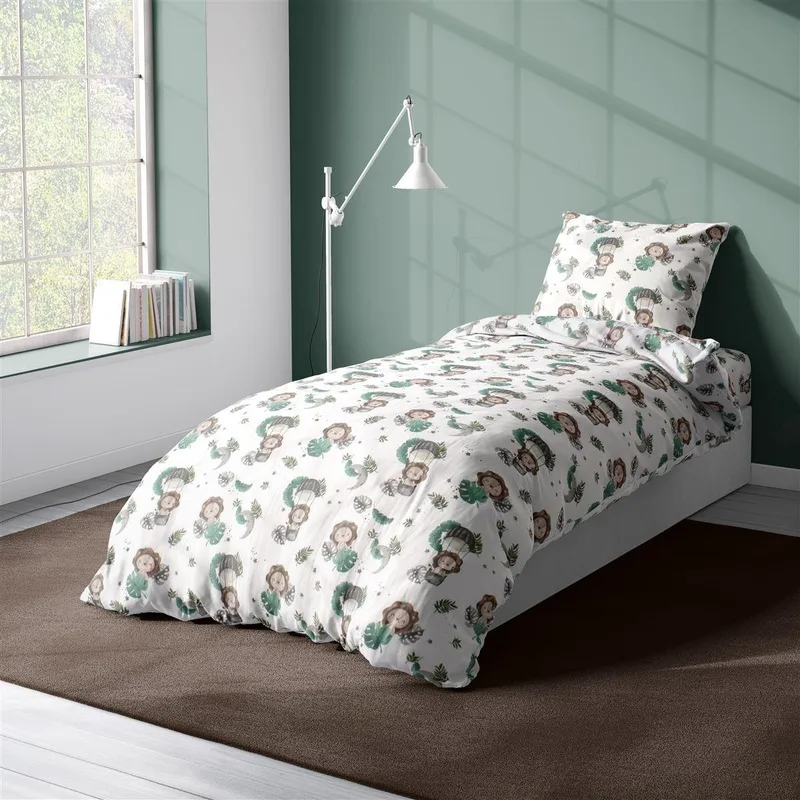 Παιδική Παπλωματοθήκη Μονή Dimcol Lion 534 160X240 Green