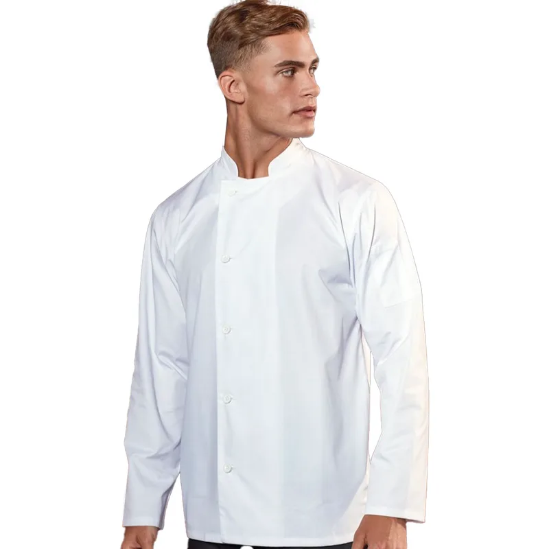 Σακάκι σεφ μακρυμάνικο με κουμπιά Essential Premier PR901 White