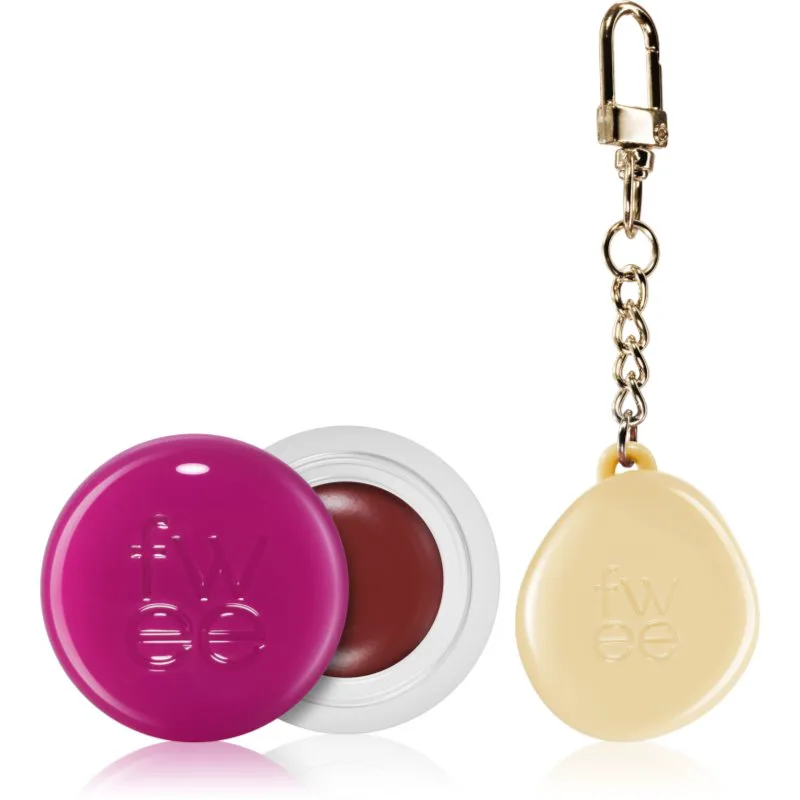 fwee Lip&Cheek Blurry Pudding Pot βάλσαμο για χείλη και μάγουλα με χρώμα + θήκη απόχρωση MV01 Chill´n (Cold-hearted Moment) 5 γρ