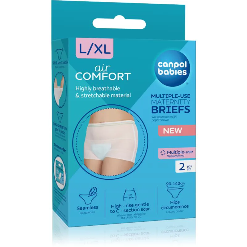 Canpol babies Maternity Briefs εσώρουχα λοχείας μέγεθος L/XL 2 τμχ