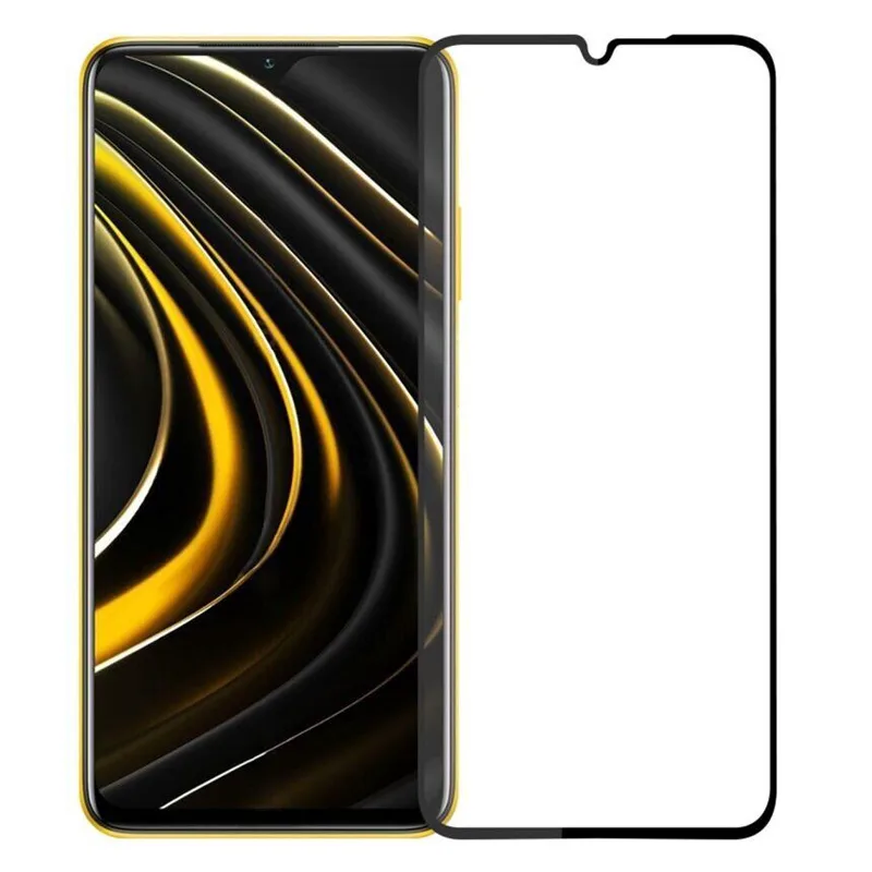 21D Full Glue Tempered Glass Xiaomi Poco M3