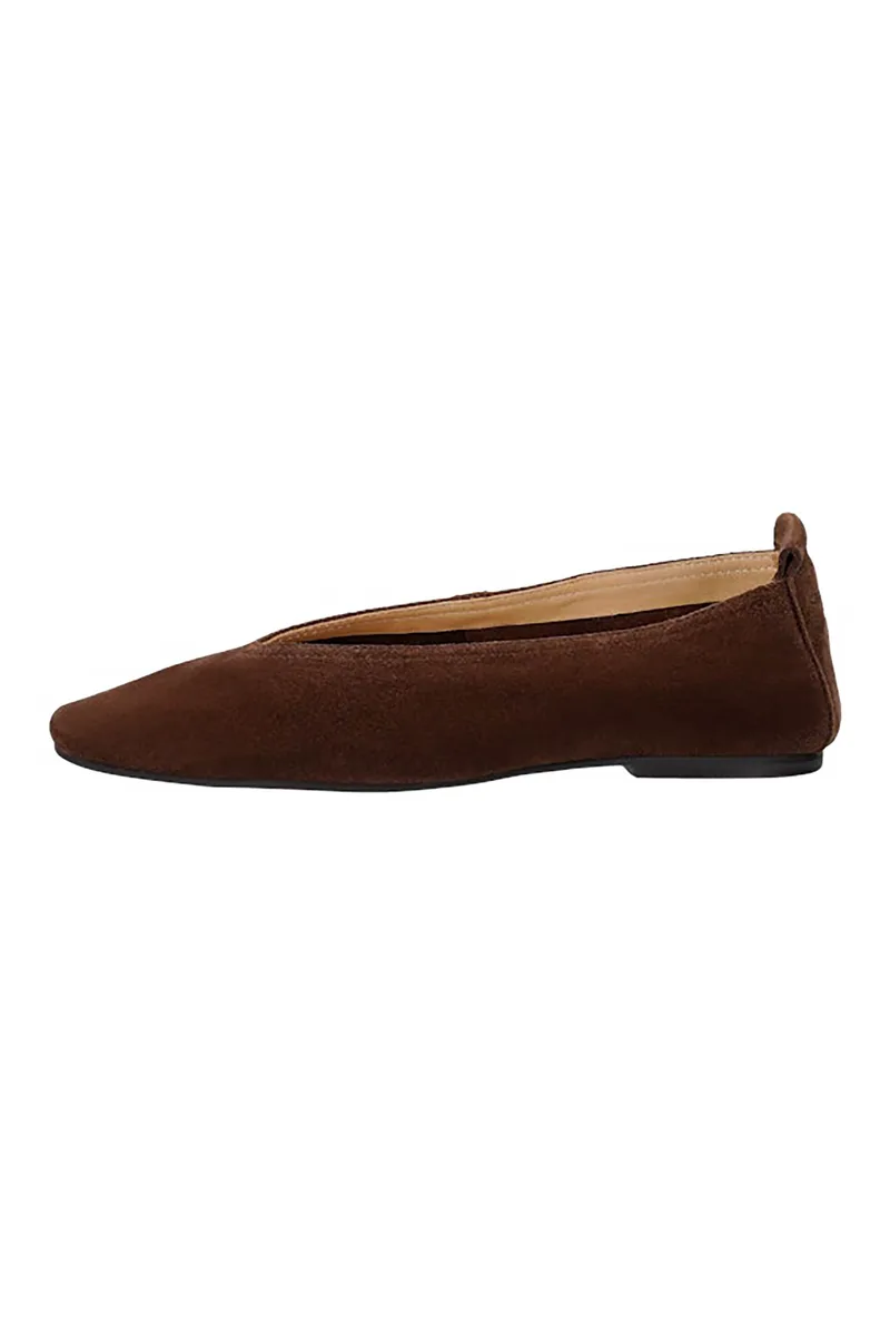 Gant γυναικείες suede μπαλαρίνες "Chadii" - 32513291 Καφέ Σκούρο