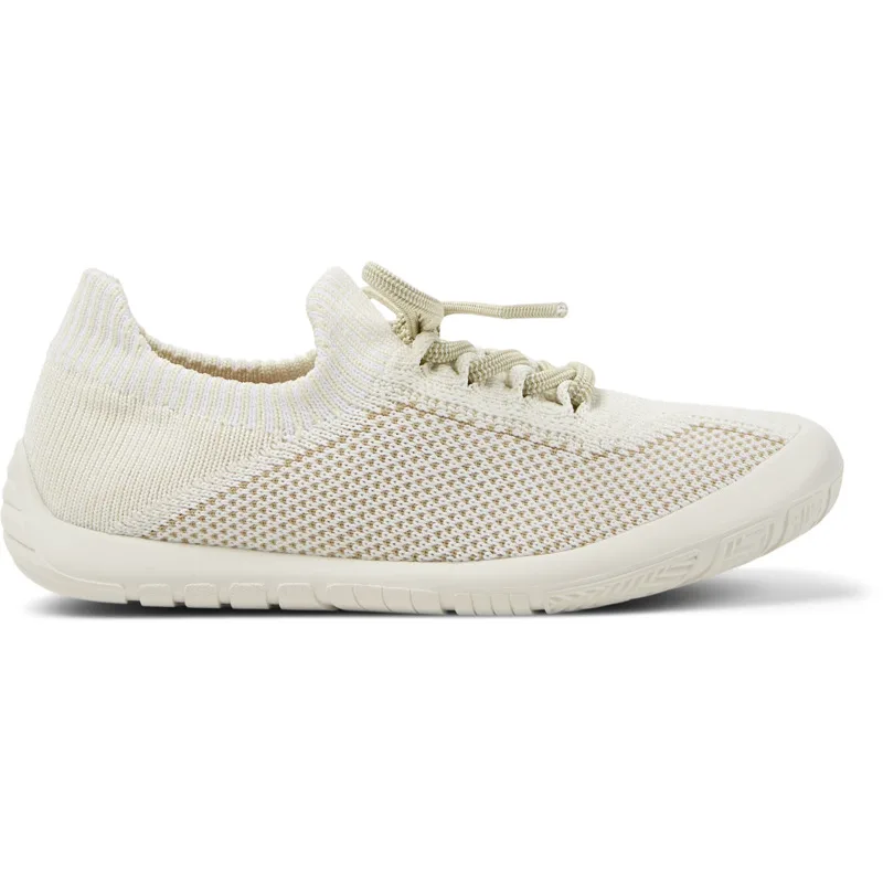 CAMPER Peu - Sneakers Για Κορίτσια - Λευκό,Μπεζ, Μέγεθος 37, Cotton fabric