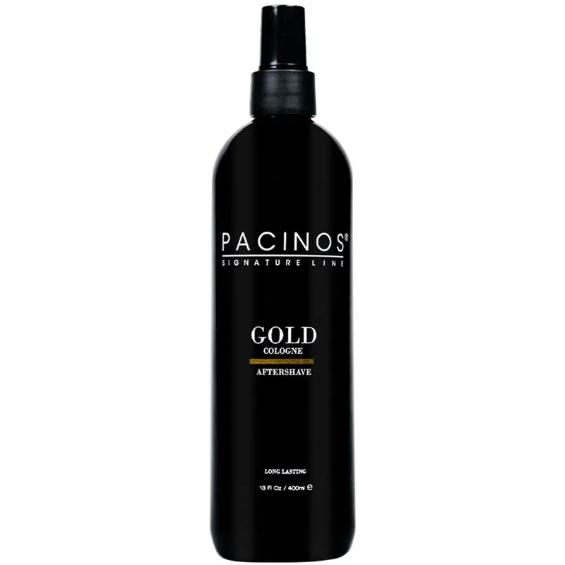 Pacinos Siganture Line Χρυσό Cologne Aftershave κολόνια μετά το ξύρισμα για άντρες 400 ml