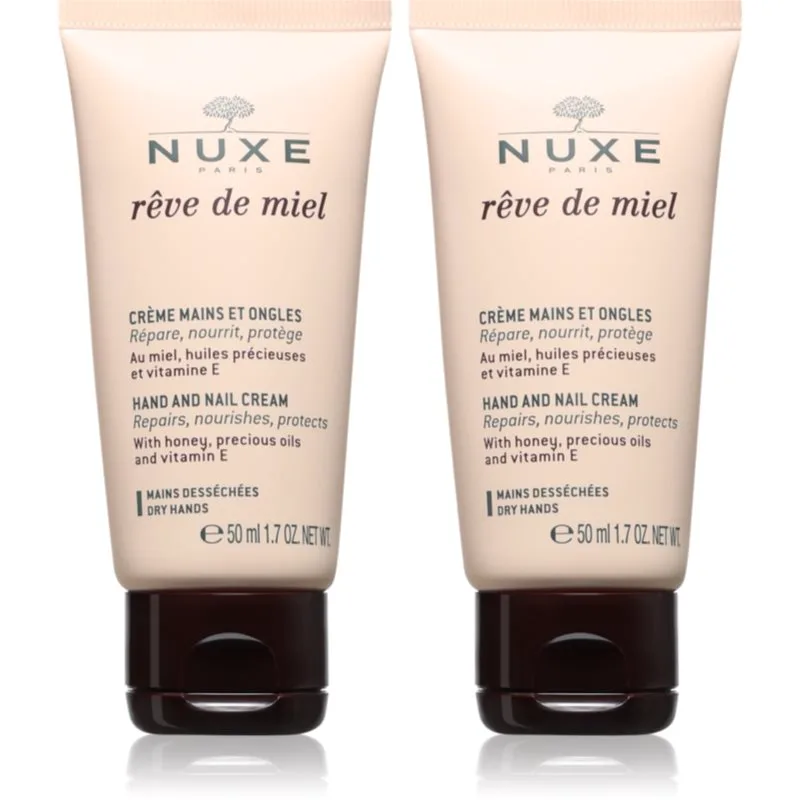 Nuxe Rêve de Miel Duo κρέμα για χέρια και νύχια επωφελής συσκευασία