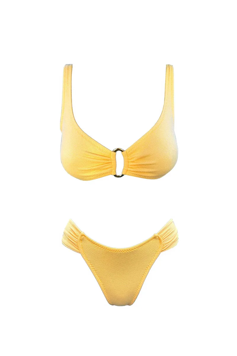 Emma Swimwear σετ γυναικείο μαγιό μπικίνι "Mimosa D Cup" - EMMA 999 Κίτρινο