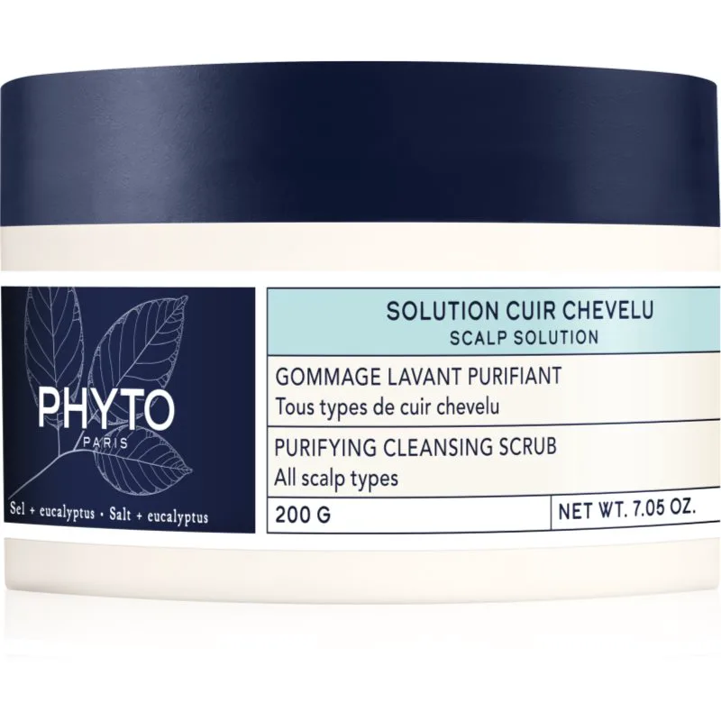 Phyto Scalp Solutions Purifying Cleansing Scrub καθαριστική απολέπιση για δέρμα της κεφαλής 200 γρ