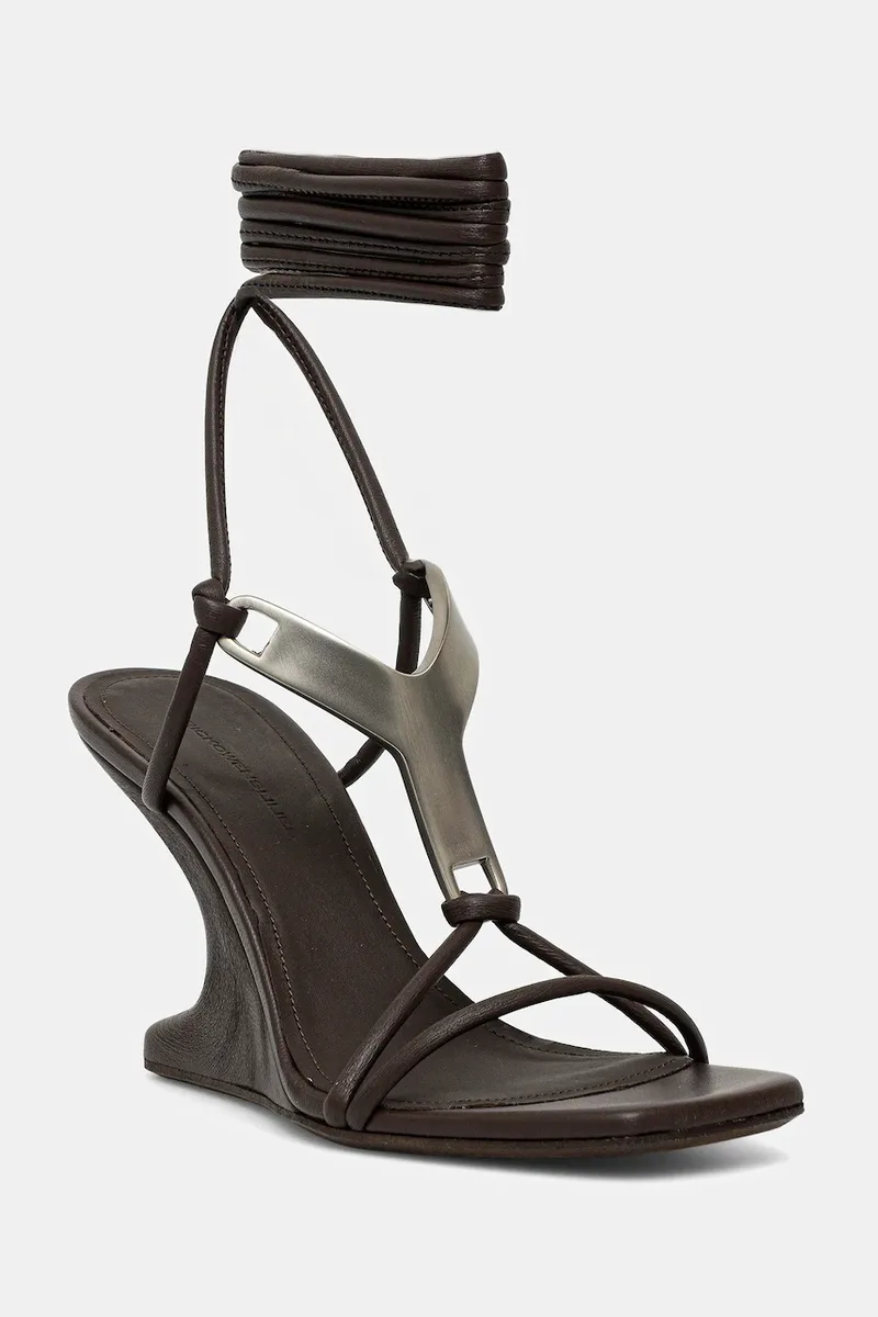 Δερμάτινα πέδιλα Rick Owens Lilies Cantilever 8 Hydra Sandals