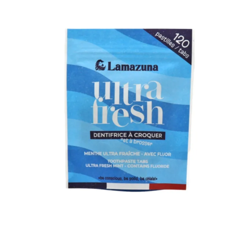 Lamazuna Ultra Fresh Toothpaste Tablets, 120 Tablets