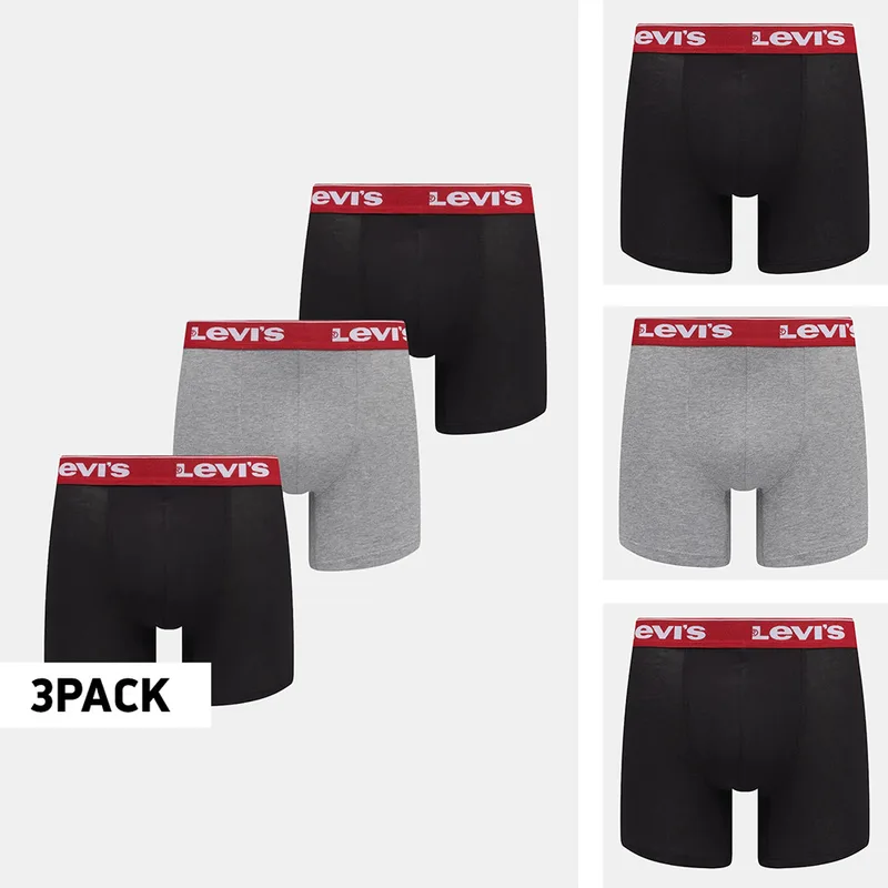 Levi's Repeat Logo Boxer Brief 3-Pack Ανδρικά Εσώρουχα (9000244254_88694)