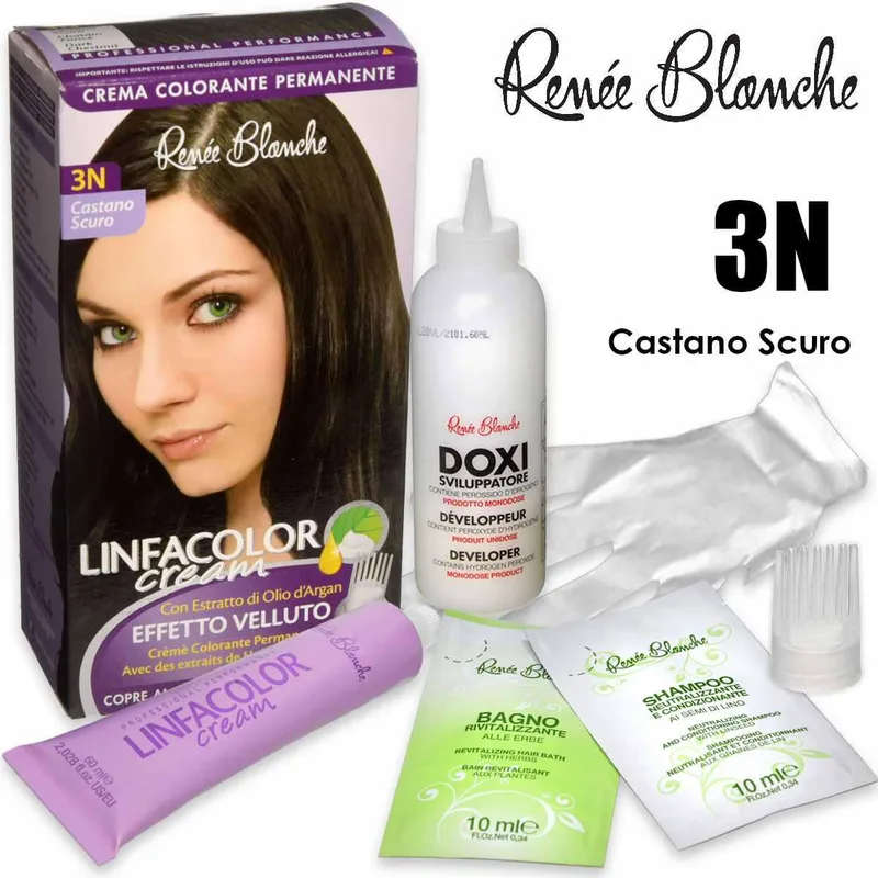 Linfacolor cream 3n dark brown