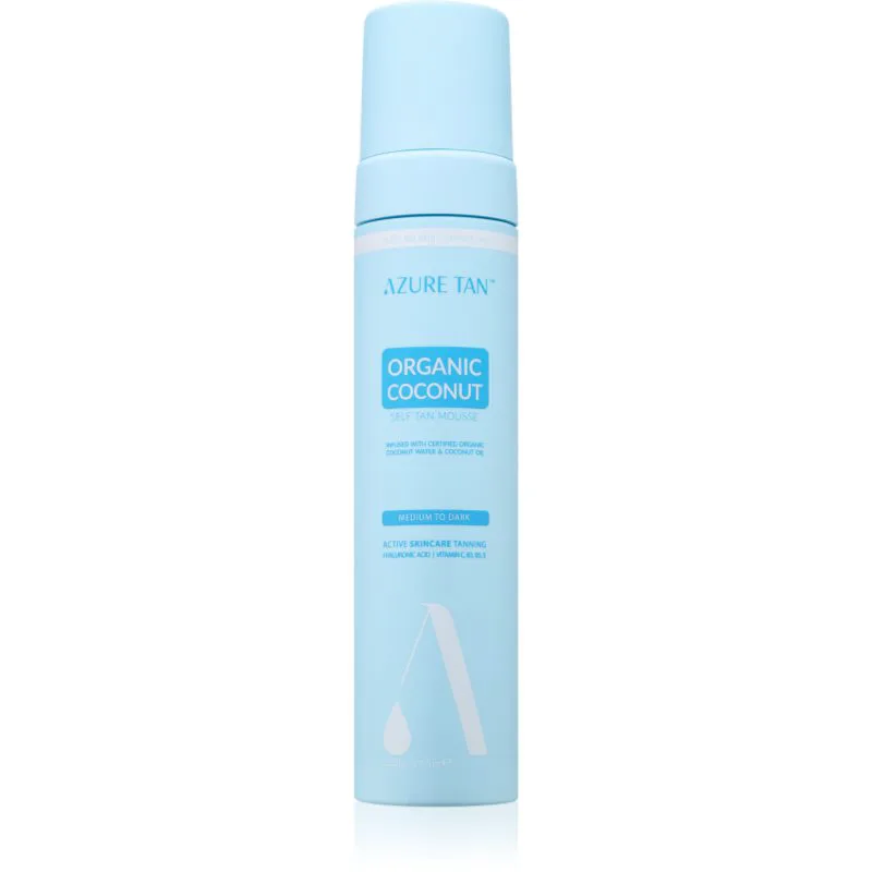 Azure Tan Organic Cocunat αφρός αυτομαυρίσματος απόχρωση 200 ml
