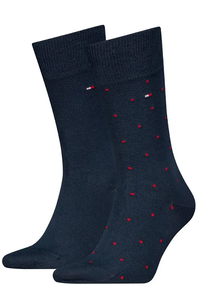 Tommy Hilfiger ανδρικές κάλτσες TH men Dot socks (Συσκ. με 2 ζεύγη)-701230780-002