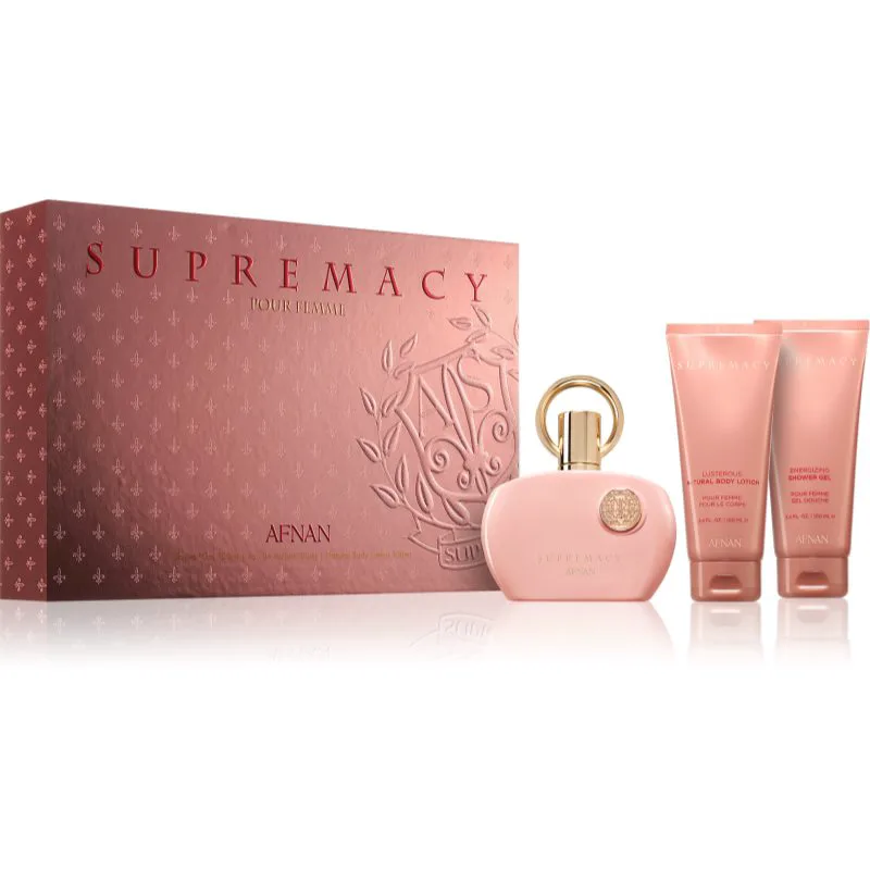 Afnan Supremacy Pour Femme Ροζ σετ δώρου για γυναίκες
