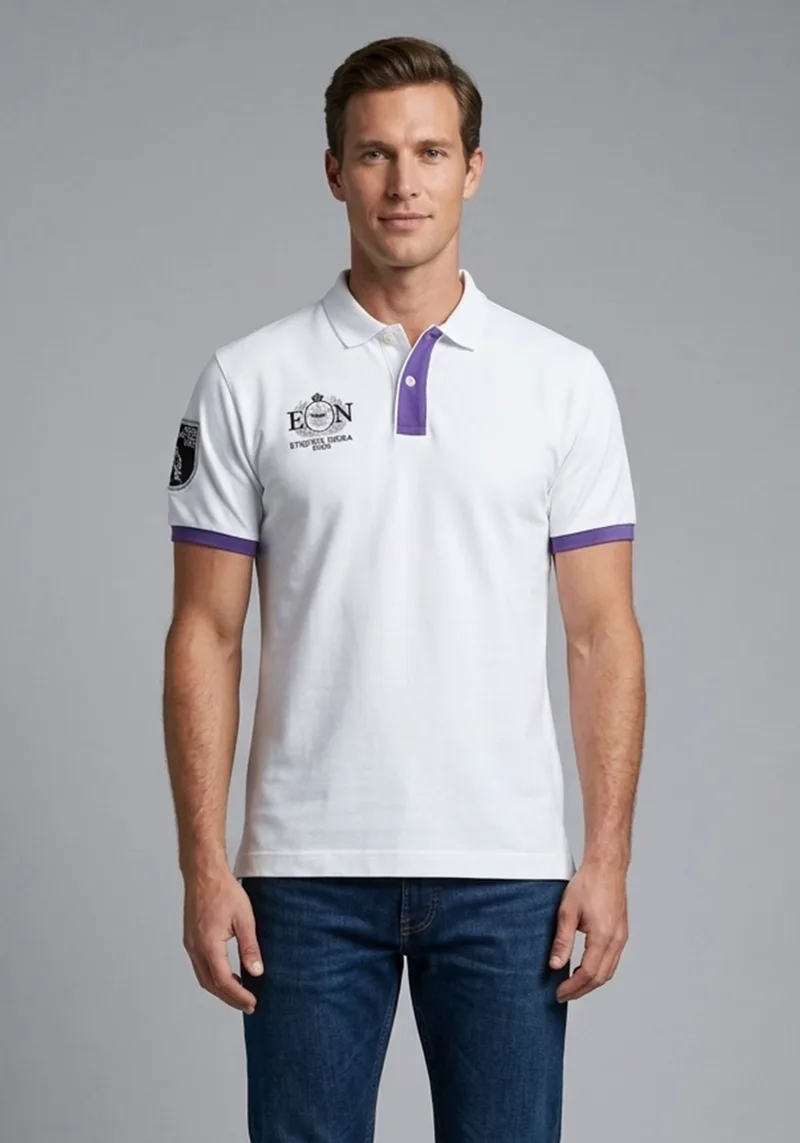U.S. Polo Assn Polo Μπλούζα Polo - 000514 1000 White