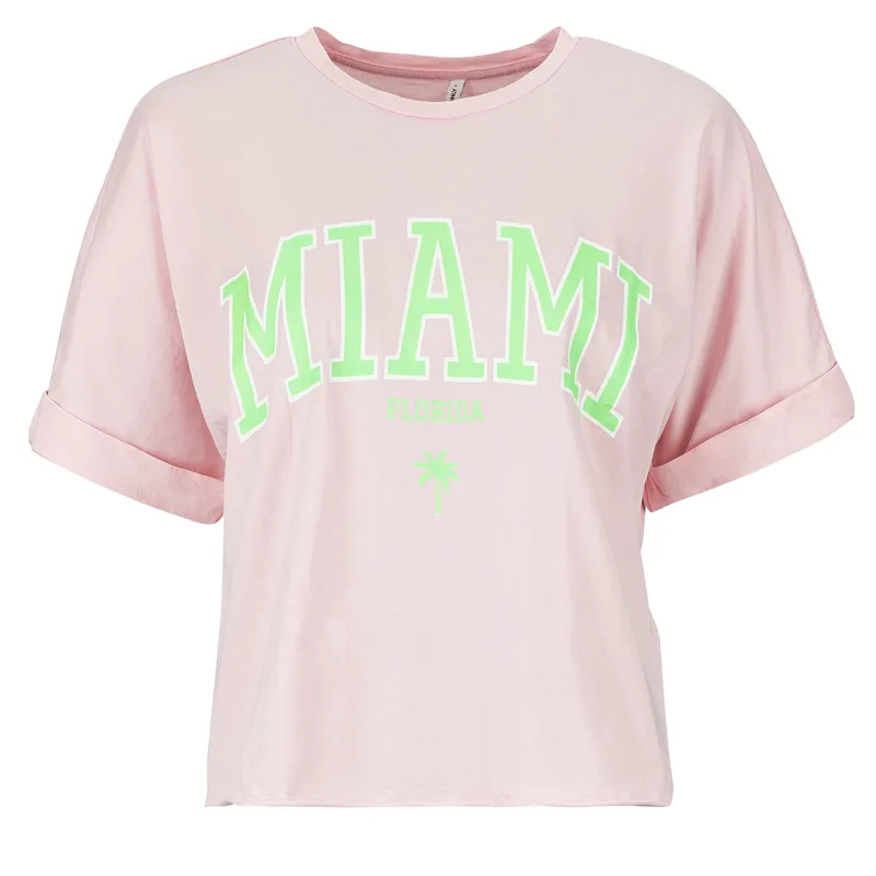 T-shirt με κοντά μανίκια Only ONLMINDY LIFE