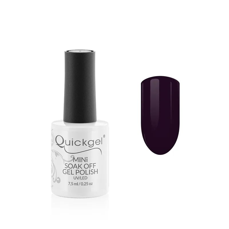 Quickgel No 898 - Raisin Mini Ημιμόνιμο Βερνίκι νυχιών 7,5ml