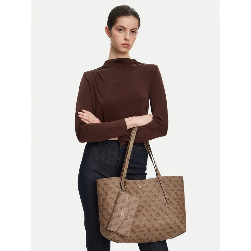 Τσάντα Guess HWLG96 48230 Μπεζ