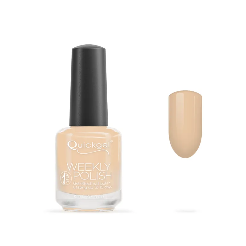 Quickgel No 837 - Μuslin Βερνίκι 15 ml - Weekly polish