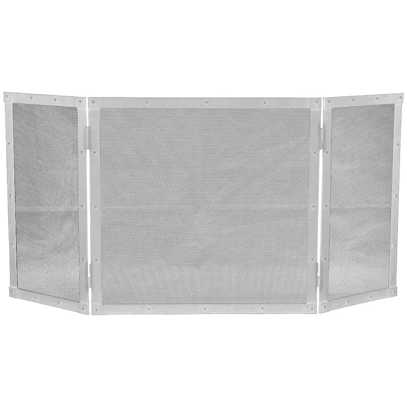 BORMANN Elite BFT1030 Σίτα Τζακιού Τρίφυλλη 51x102cm, Ασημί 078180