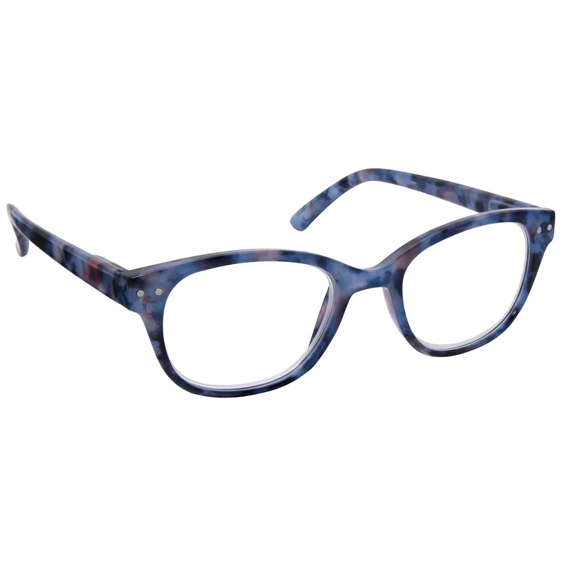 Eyelead Γυαλιά Διαβάσματος Unisex, Κοκκάλινο Μπλε με Σχέδιο Ε229 - 1,5