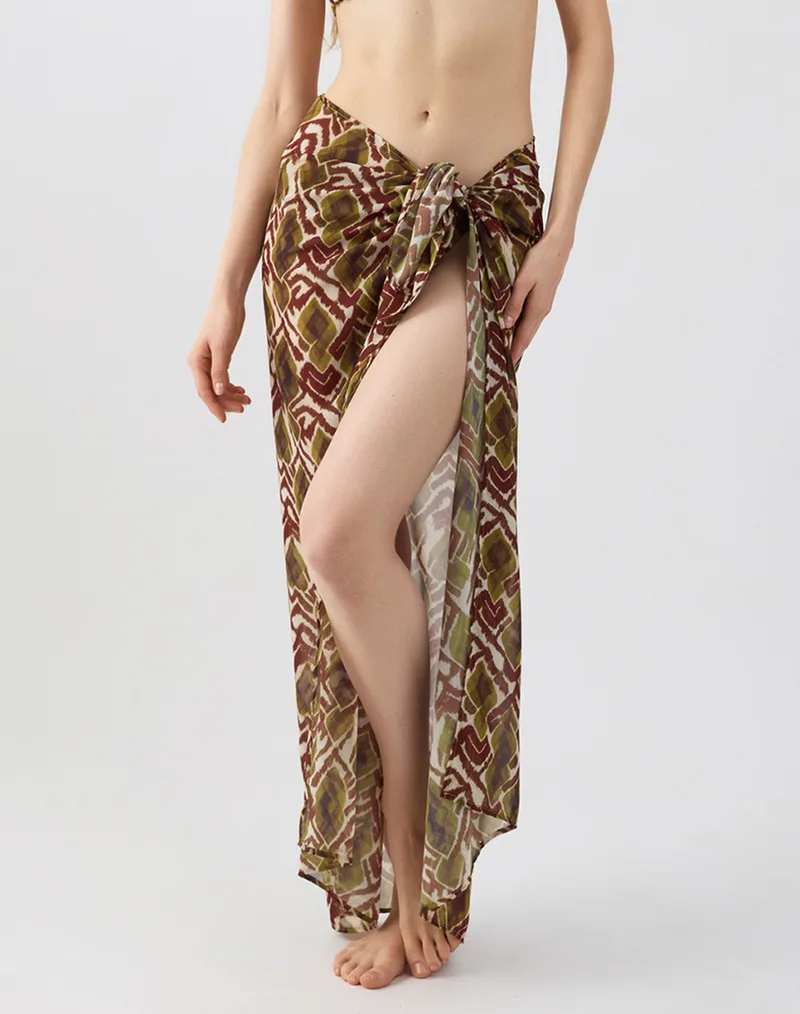MINERVA BEACHW.ΠΑΡΕΟ-ΜΑΝΤΗΛΙ 90-95219-351 Khaki