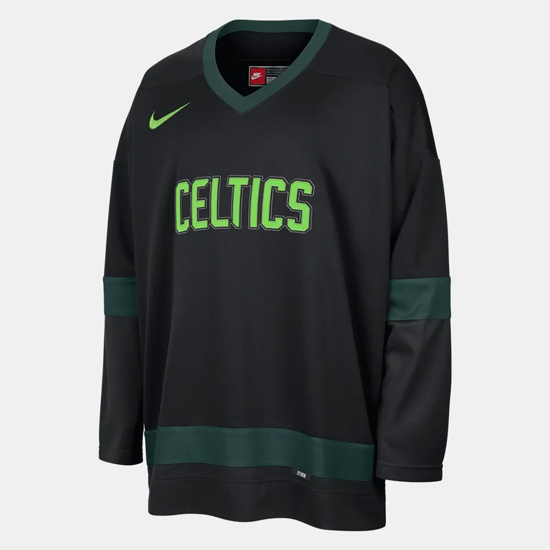 Nike NBA City Edition Boston Celtics Μπασκετική Μπλούζα με Μακρύ Μανίκι (9000190601_79023)